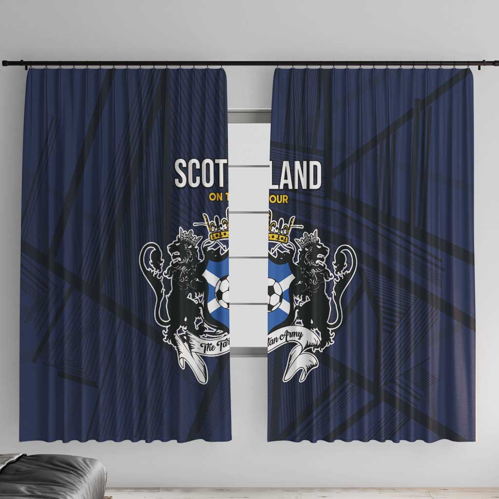 Football Scotland On Tour 2026 Window Curtain Tartan Scottish Army Be Coming - Wonder Print Shop