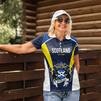 Custom Football Scotland On Tour 2026 Women Polo Shirt Tartan Scottish Army Be Coming - Wonder Print Shop