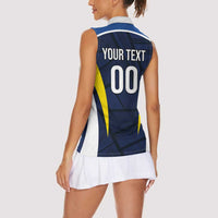 Custom Football Scotland On Tour 2026 Women Sleeveless Polo Shirt Tartan Scottish Army Be Coming - Wonder Print Shop