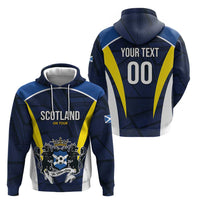 Custom Football Scotland On Tour 2026 Zip Hoodie Tartan Scottish Army Be Coming - Wonder Print Shop