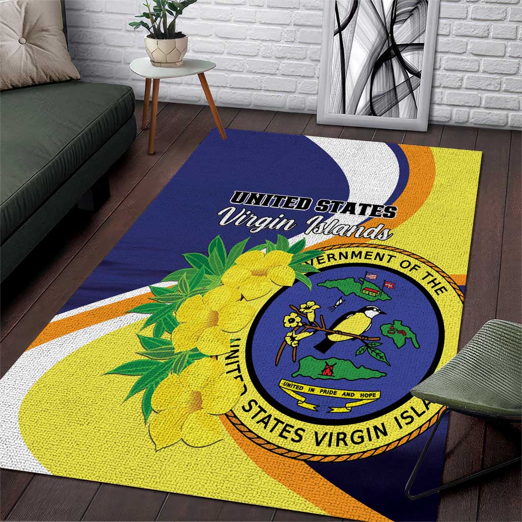 United States Virgin Islands Area Rug United in Pride and Hope