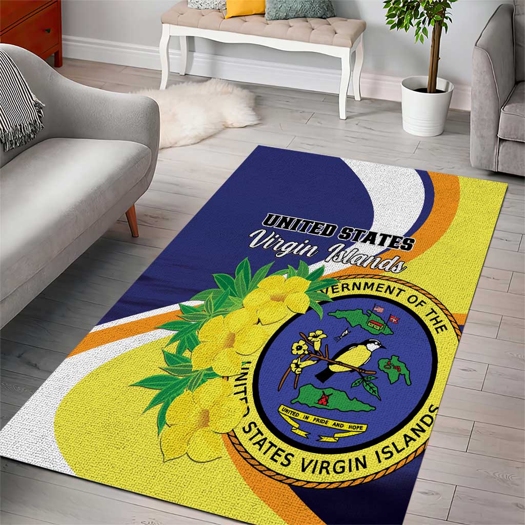 United States Virgin Islands Area Rug United in Pride and Hope