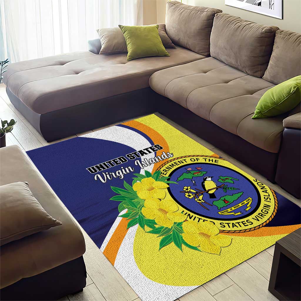 United States Virgin Islands Area Rug United in Pride and Hope