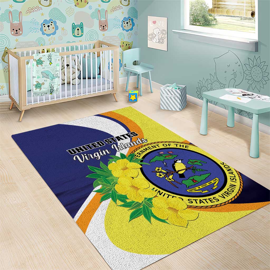 United States Virgin Islands Area Rug United in Pride and Hope