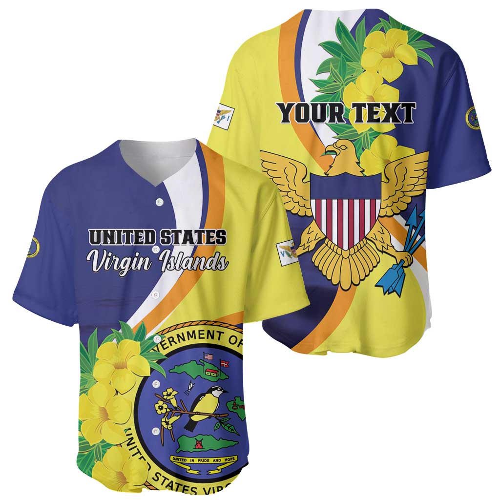 Personalized United States Virgin Islands Baseball Jersey United in Pride and Hope