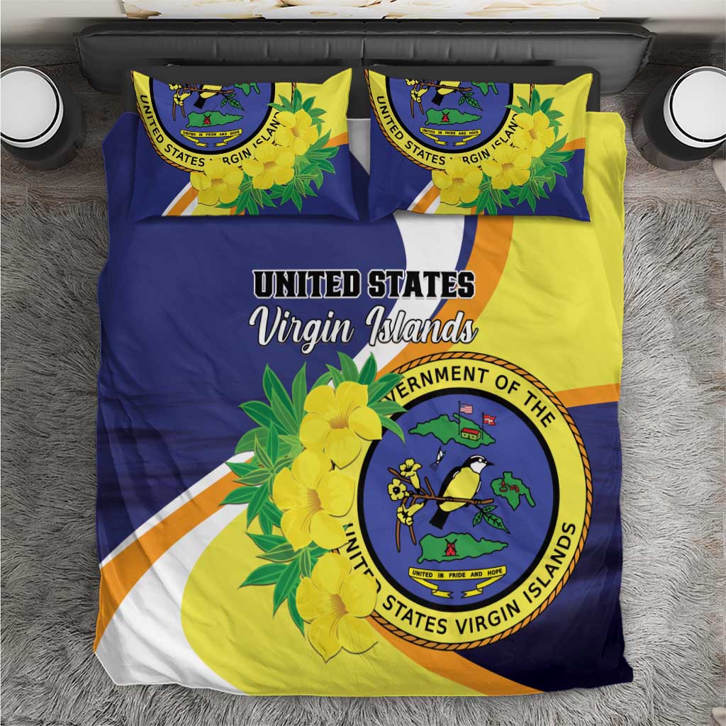 United States Virgin Islands Bedding Set United in Pride and Hope