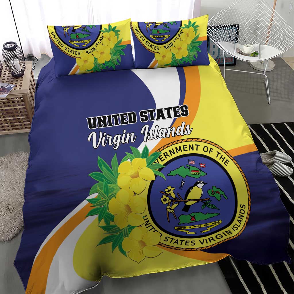 United States Virgin Islands Bedding Set United in Pride and Hope