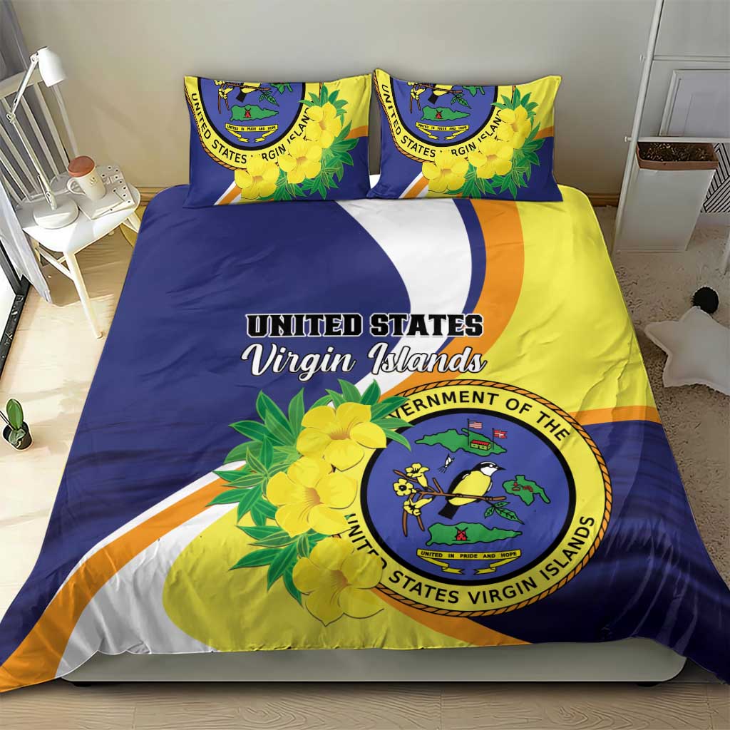 United States Virgin Islands Bedding Set United in Pride and Hope