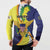 Personalized United States Virgin Islands Button Sweatshirt United in Pride and Hope