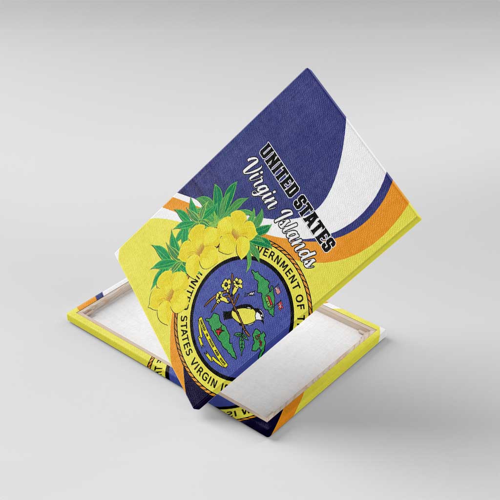 United States Virgin Islands Canvas Wall Art United in Pride and Hope