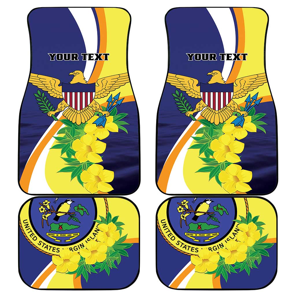 United States Virgin Islands Car Mats United in Pride and Hope