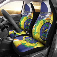 United States Virgin Islands Car Seat Cover United in Pride and Hope