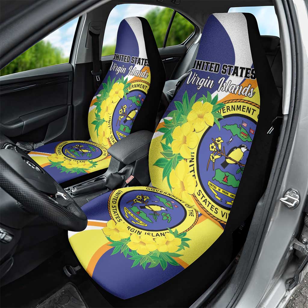 United States Virgin Islands Car Seat Cover United in Pride and Hope