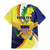 Personalized United States Virgin Islands Family Matching Mermaid Dress and Hawaiian Shirt United in Pride and Hope