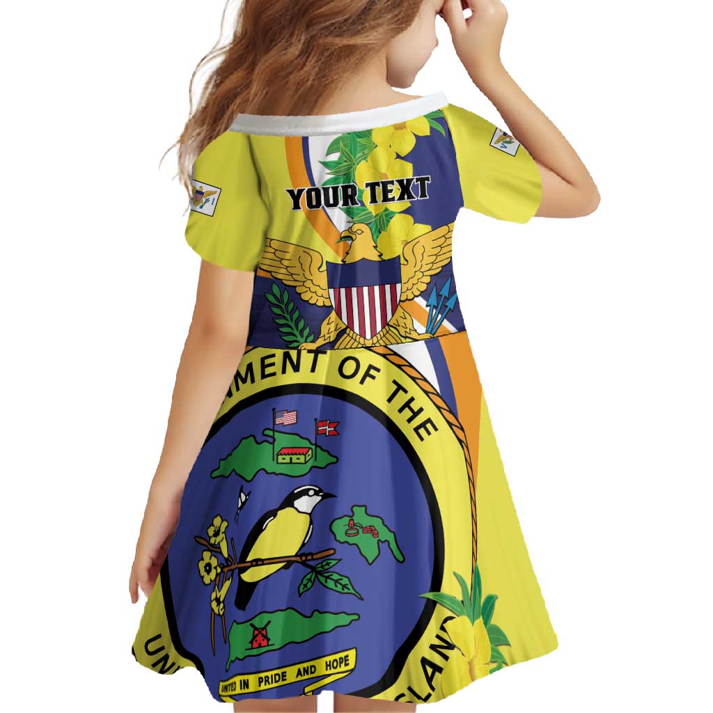 Personalized United States Virgin Islands Family Matching Off Shoulder Maxi Dress and Hawaiian Shirt United in Pride and Hope