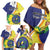 Personalized United States Virgin Islands Family Matching Off Shoulder Short Dress and Hawaiian Shirt United in Pride and Hope