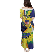 Personalized United States Virgin Islands Family Matching Puletasi and Hawaiian Shirt United in Pride and Hope