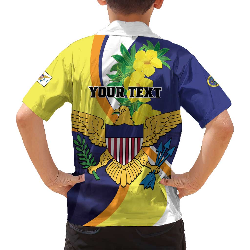 Personalized United States Virgin Islands Family Matching Tank Maxi Dress and Hawaiian Shirt United in Pride and Hope
