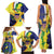 Personalized United States Virgin Islands Family Matching Tank Maxi Dress and Hawaiian Shirt United in Pride and Hope