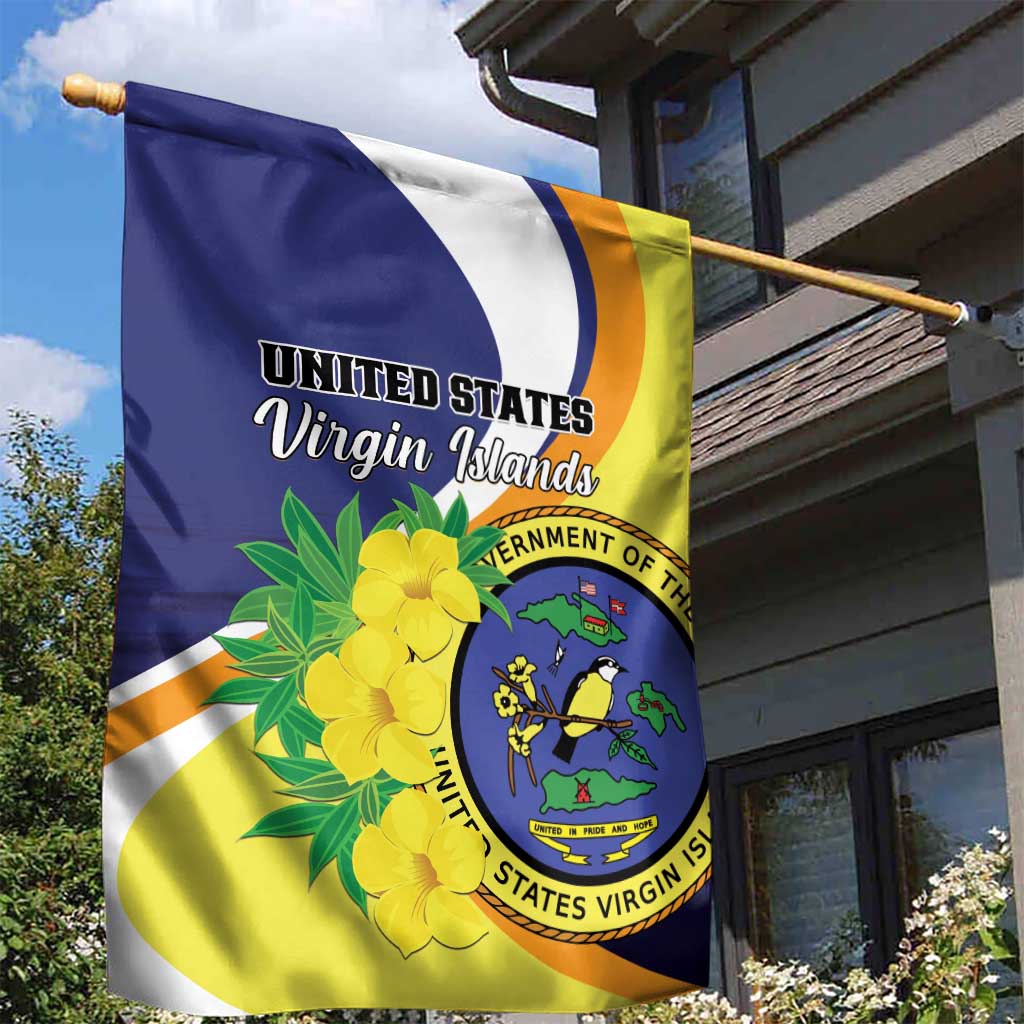 United States Virgin Islands Garden Flag United in Pride and Hope