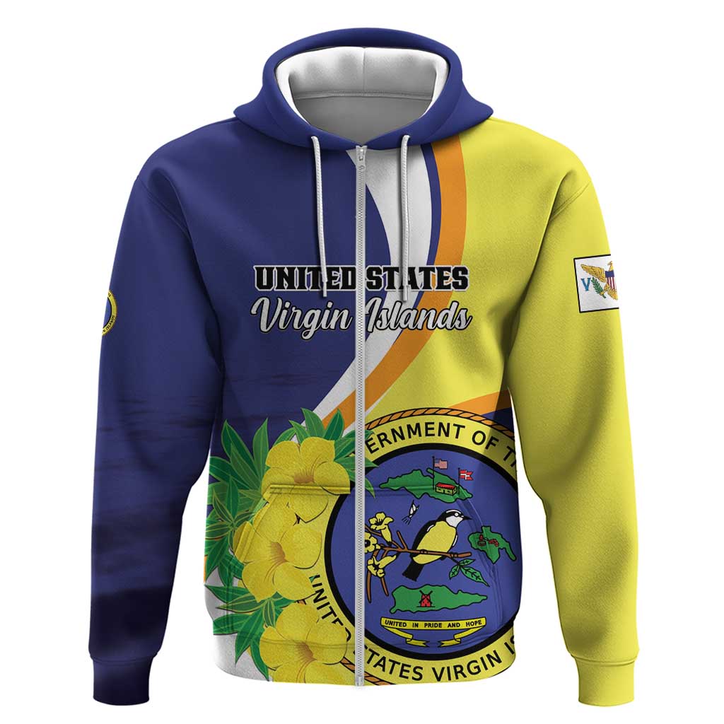 Personalized United States Virgin Islands Hoodie United in Pride and Hope