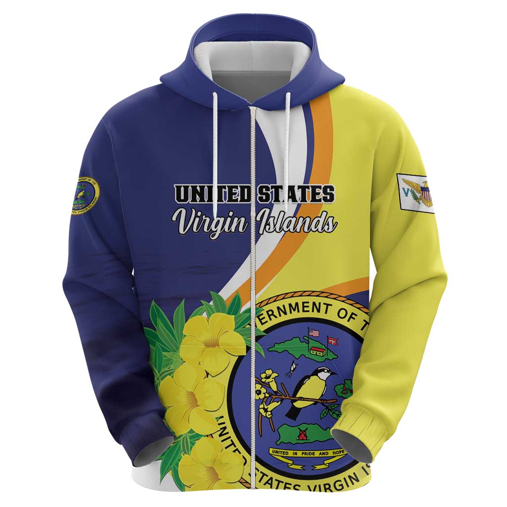 Personalized United States Virgin Islands Hoodie United in Pride and Hope