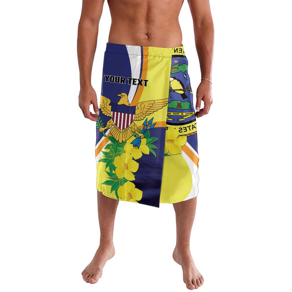 Personalized United States Virgin Islands Lavalava United in Pride and Hope