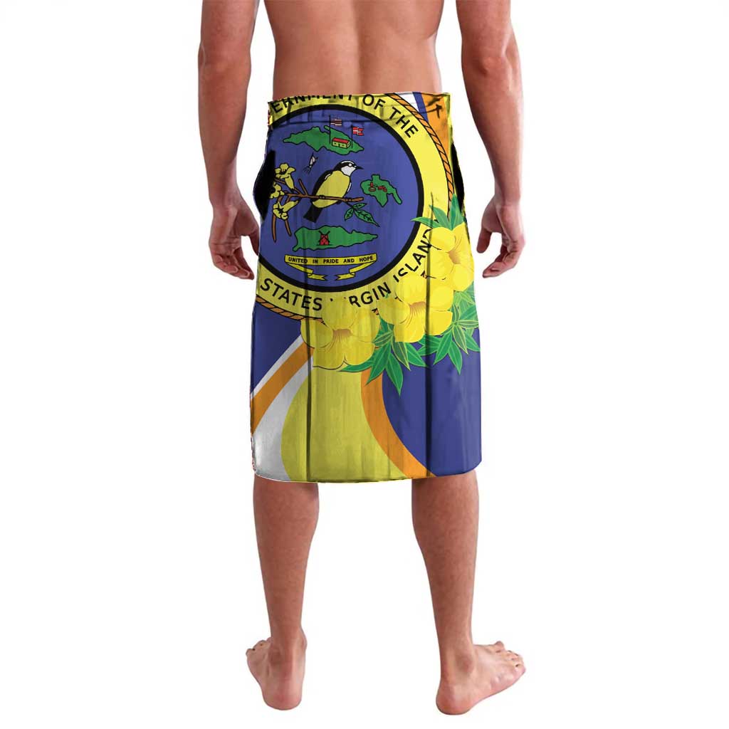 Personalized United States Virgin Islands Lavalava United in Pride and Hope