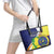 United States Virgin Islands Leather Tote Bag United in Pride and Hope