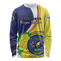 Personalized United States Virgin Islands Long Sleeve Shirt United in Pride and Hope