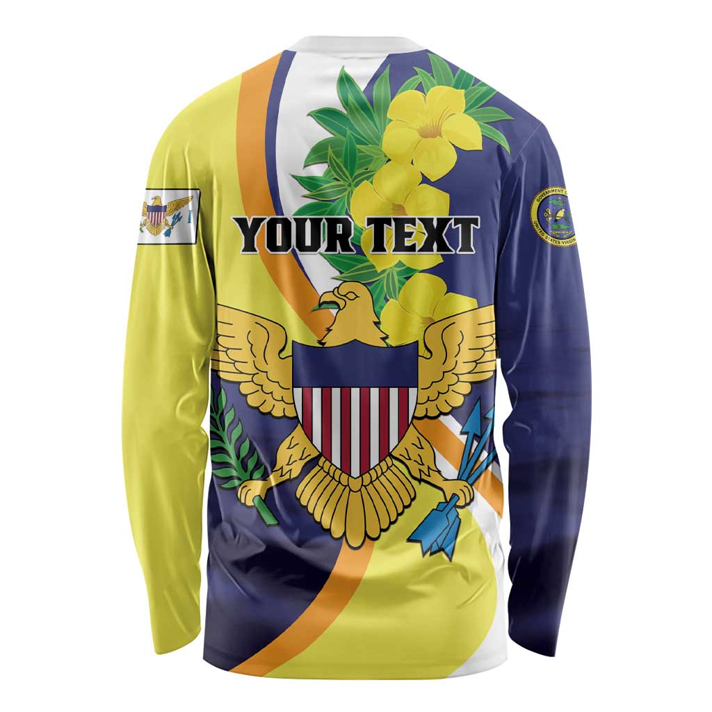 Personalized United States Virgin Islands Long Sleeve Shirt United in Pride and Hope