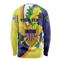 Personalized United States Virgin Islands Long Sleeve Shirt United in Pride and Hope