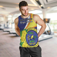 Personalized United States Virgin Islands Men Tank Top United in Pride and Hope