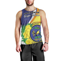 Personalized United States Virgin Islands Men Tank Top United in Pride and Hope