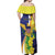 Personalized United States Virgin Islands Off Shoulder Maxi Dress United in Pride and Hope