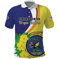 Personalized United States Virgin Islands Polo Shirt United in Pride and Hope