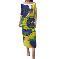 Personalized United States Virgin Islands Puletasi United in Pride and Hope