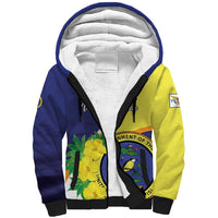 Personalized United States Virgin Islands Sherpa Hoodie United in Pride and Hope