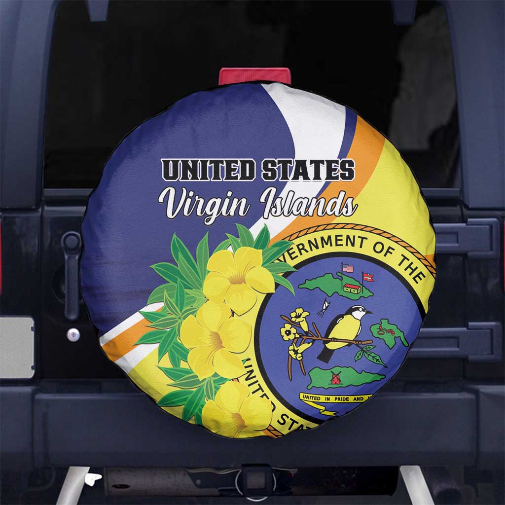 United States Virgin Islands Spare Tire Cover United in Pride and Hope