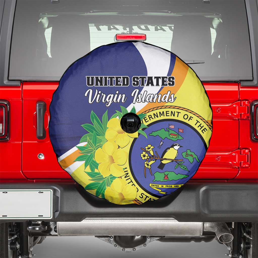 United States Virgin Islands Spare Tire Cover United in Pride and Hope
