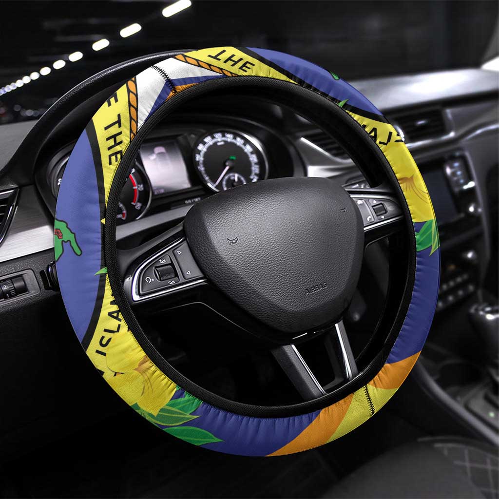 United States Virgin Islands Steering Wheel Cover United in Pride and Hope