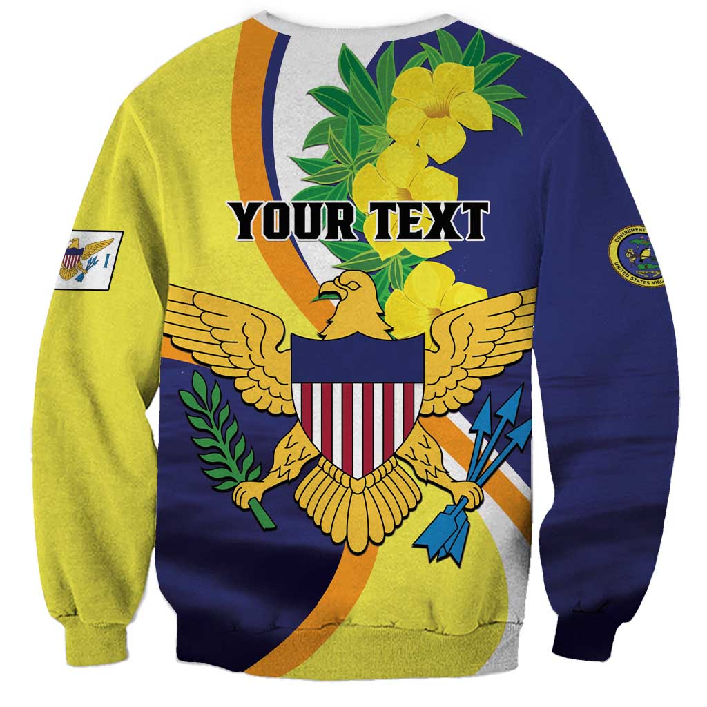 Personalized United States Virgin Islands Sweatshirt United in Pride and Hope