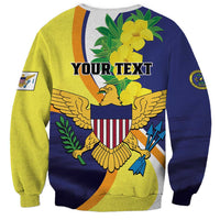 Personalized United States Virgin Islands Sweatshirt United in Pride and Hope