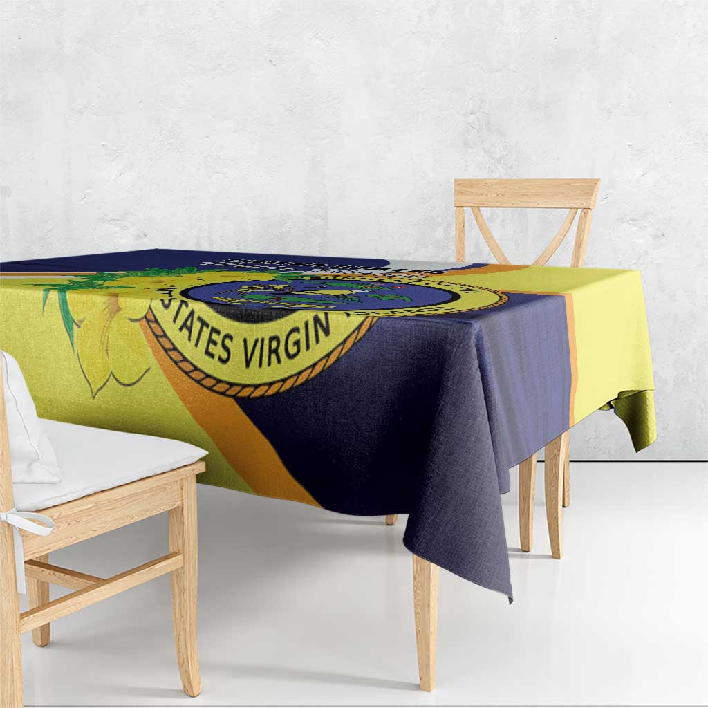 United States Virgin Islands Tablecloth United in Pride and Hope