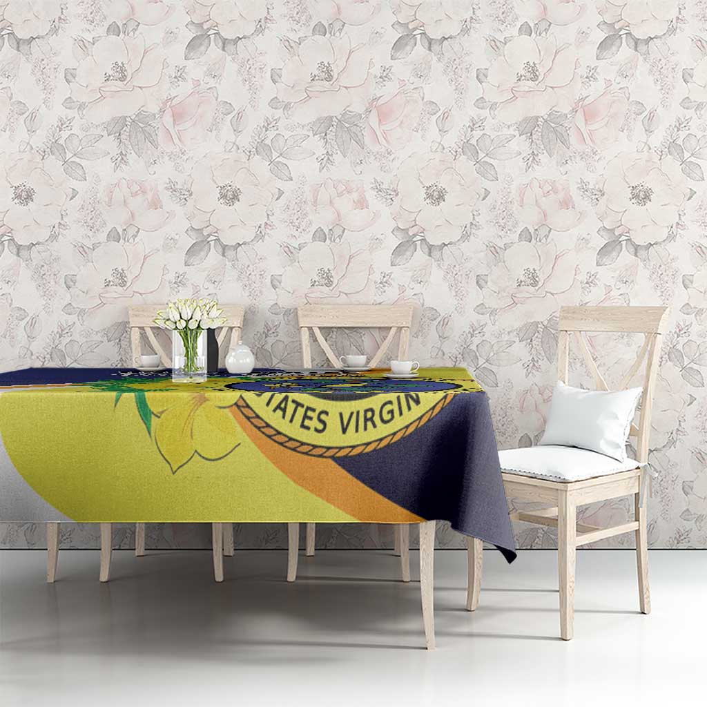 United States Virgin Islands Tablecloth United in Pride and Hope
