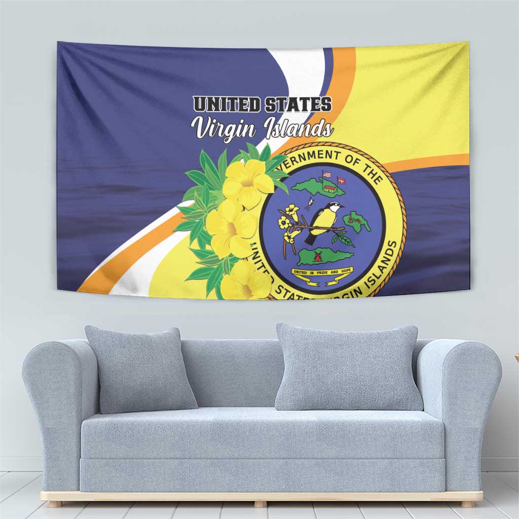 United States Virgin Islands Tapestry United in Pride and Hope
