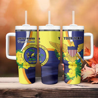 Personalized United States Virgin Islands Tumbler With Handle United in Pride and Hope