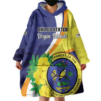 Personalized United States Virgin Islands Wearable Blanket Hoodie United in Pride and Hope - Wonder Print Shop