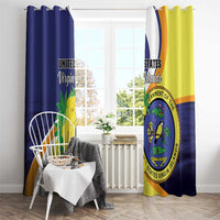 United States Virgin Islands Window Curtain United in Pride and Hope - Wonder Print Shop