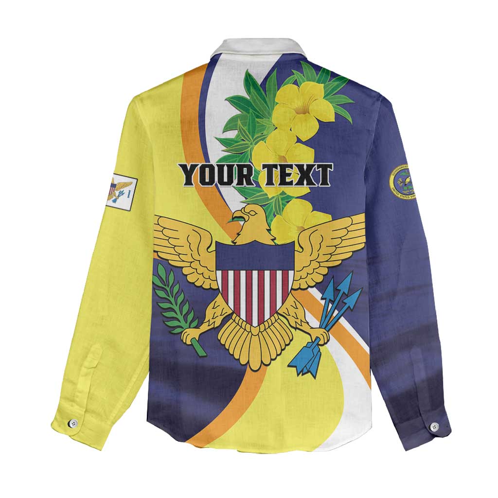Personalized United States Virgin Islands Women Casual Shirt United in Pride and Hope - Wonder Print Shop